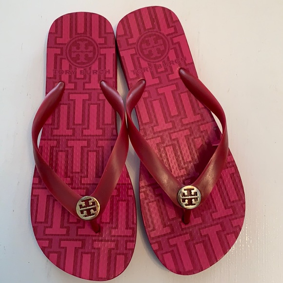 tory burch rubber flip flops